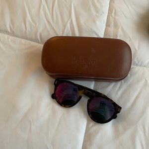 Illesteva sunglasses- purple mirrored